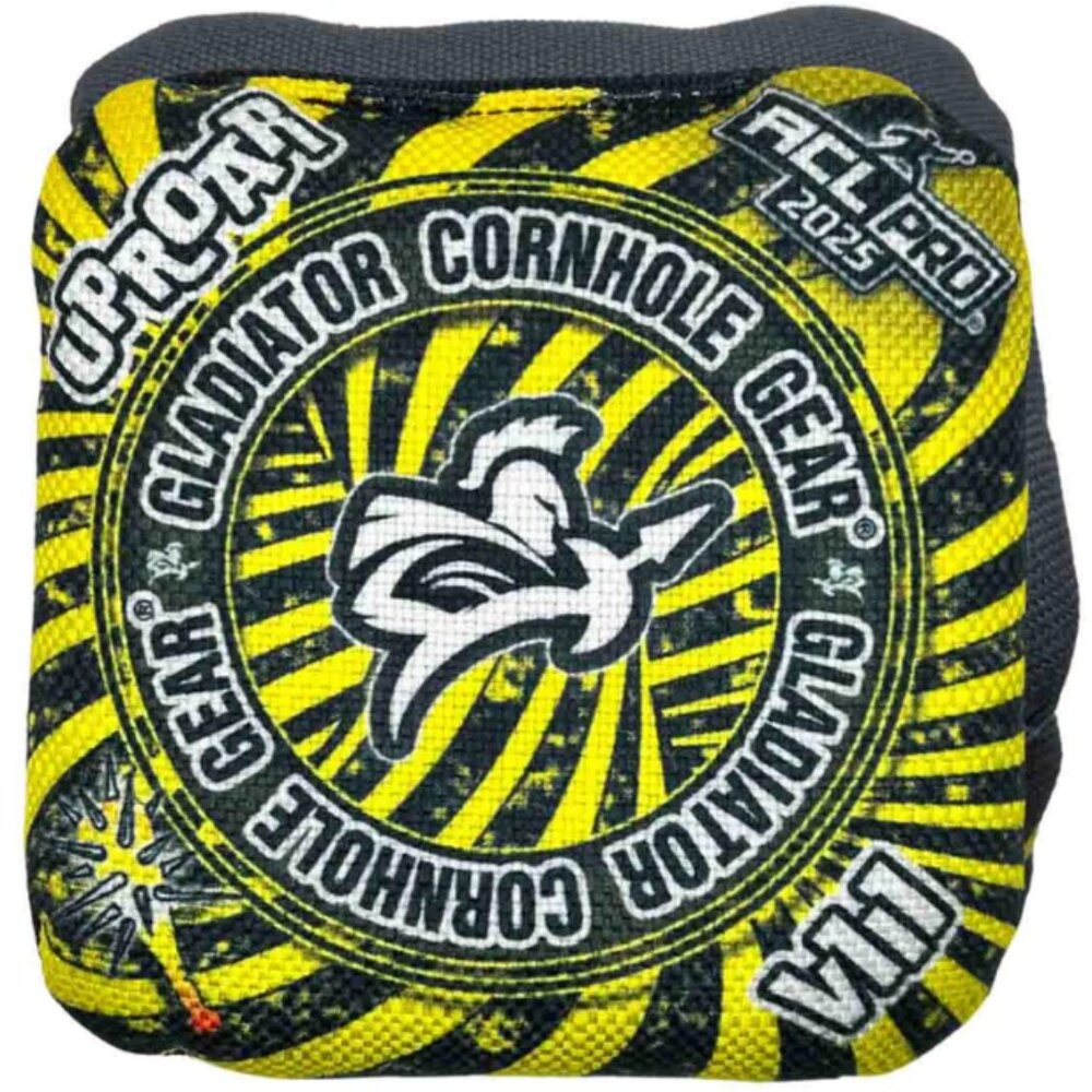 Gladiator Cornhole Gear 2025 UPROAR Pro Bags & Sidekick carrying case